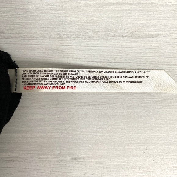 NWT FREE PEOPLE Black All Mine Brami Bralette #Q16 - Picture 6 of 7